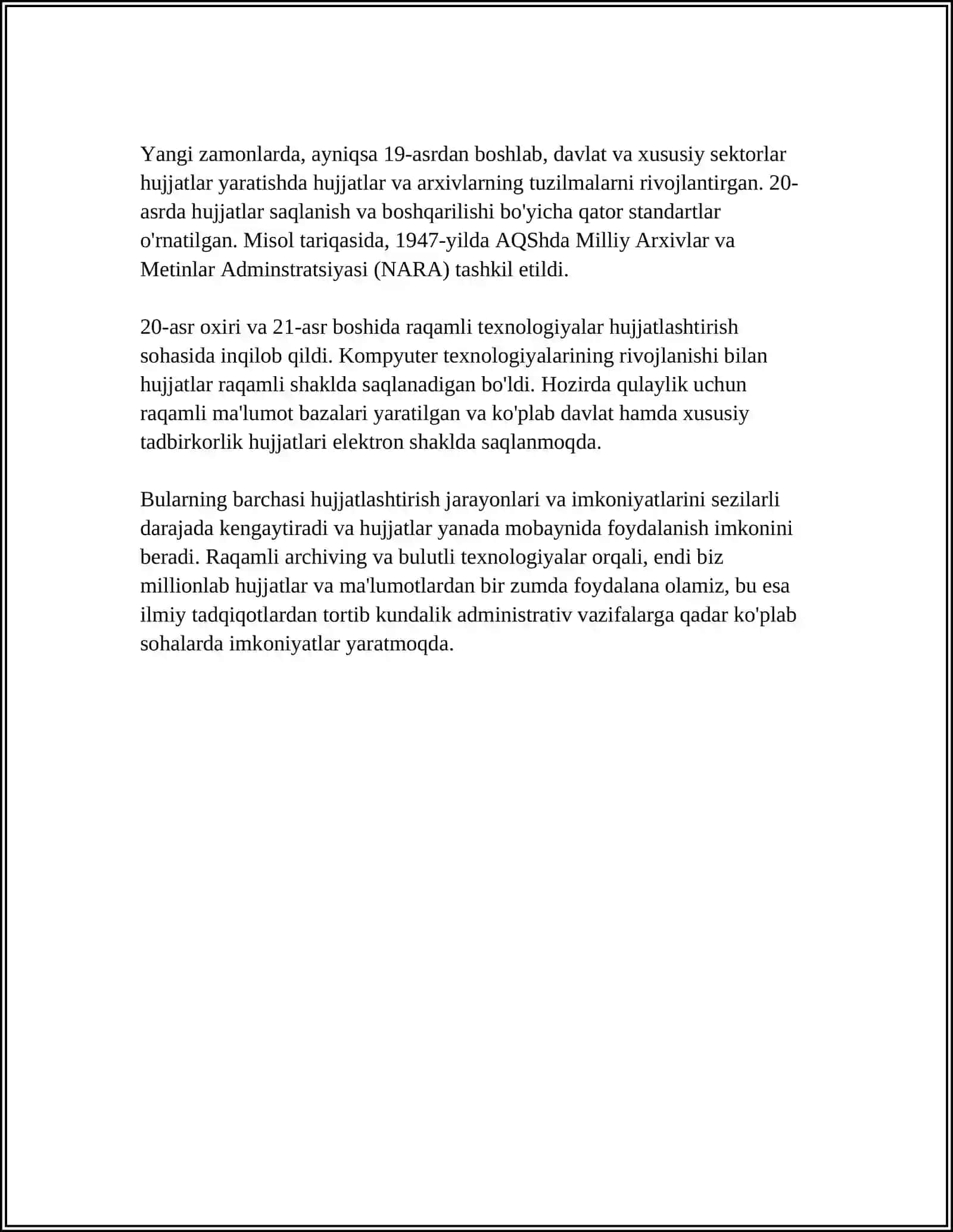 HUJJATCHILIK TARIXI.NORMATIV (ME’YORIY)HUJJAT TUSHUNCHASI 4