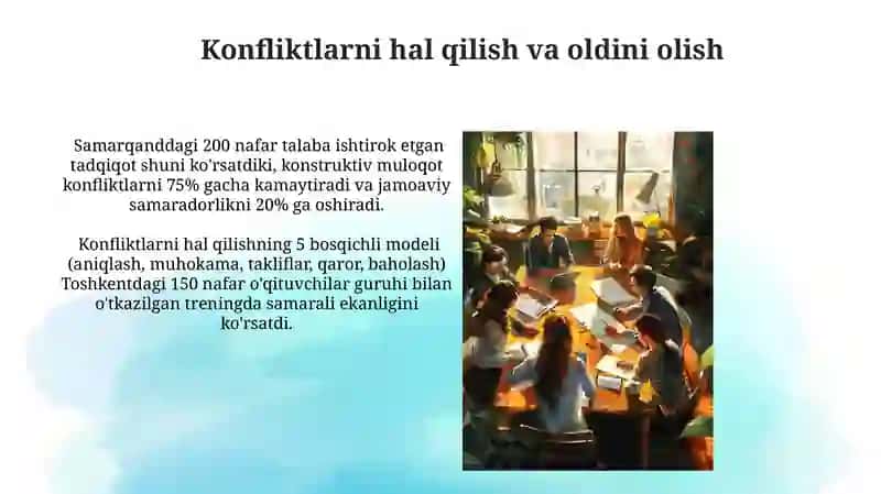 Guruh Rahbari Shaxsiyati va Jamoa Faolligi 4