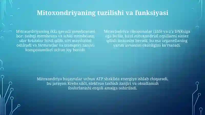 Biologik oksidlanish 4