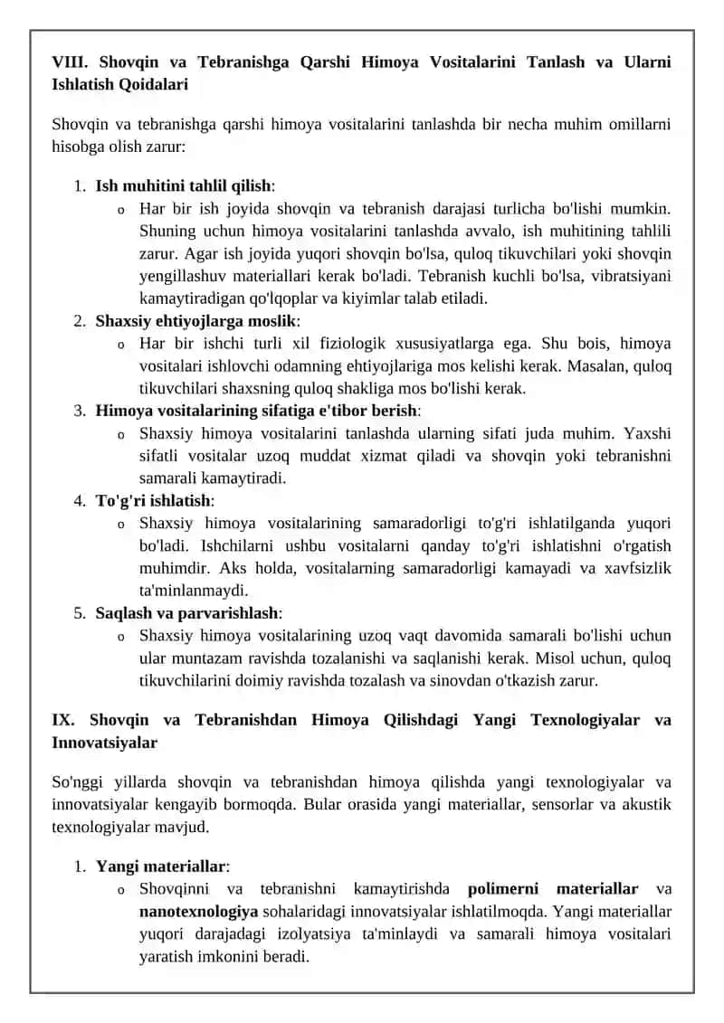 Shovqin va tebranihsga qarshi shaxsiy ximoya vositalari 4