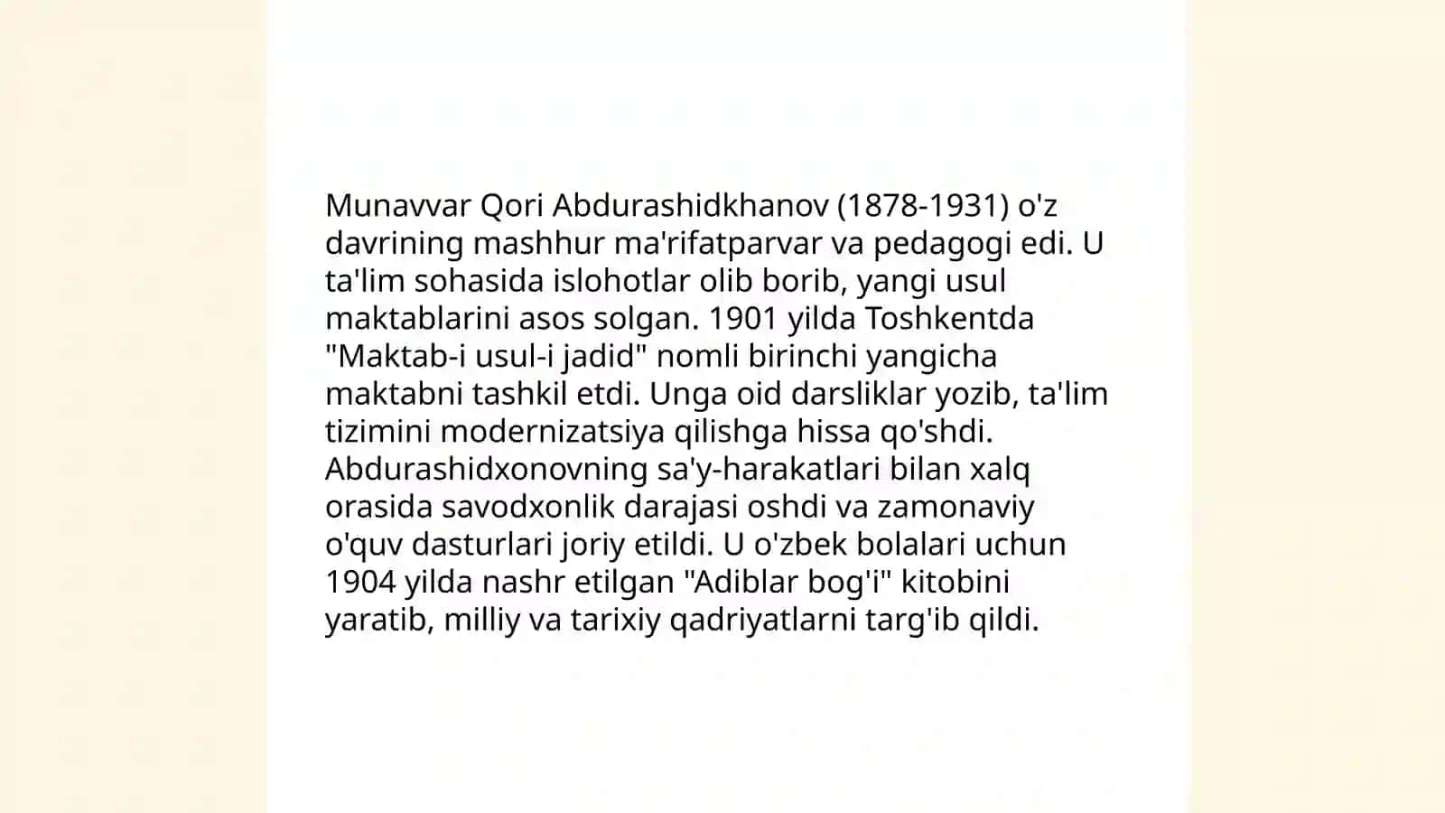 Mahmudxo'ja Behbudiyning maorif tizimidagi ishtiroki 4