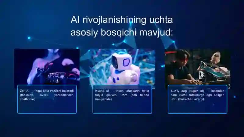 Sun’iy intellekt va uning inson hayotidagi o‘rni mavzusida taqdimot 4