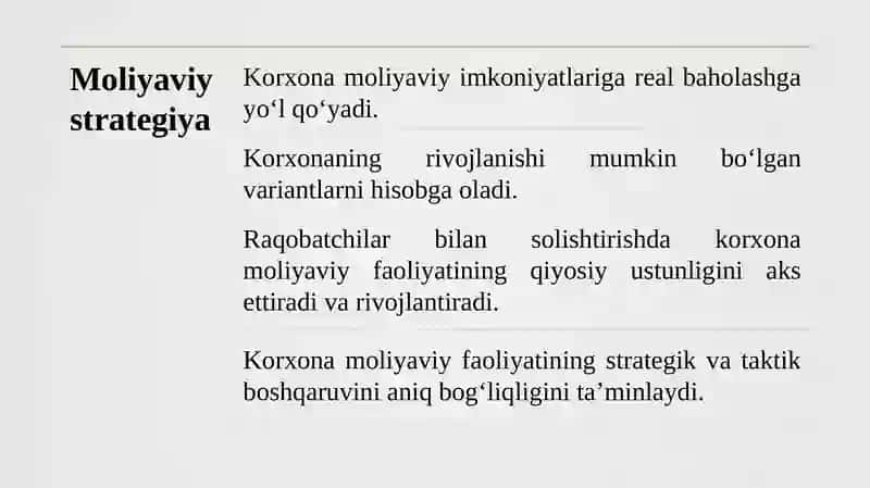 Korxonalarda moliyaviy rejalashtirish 4