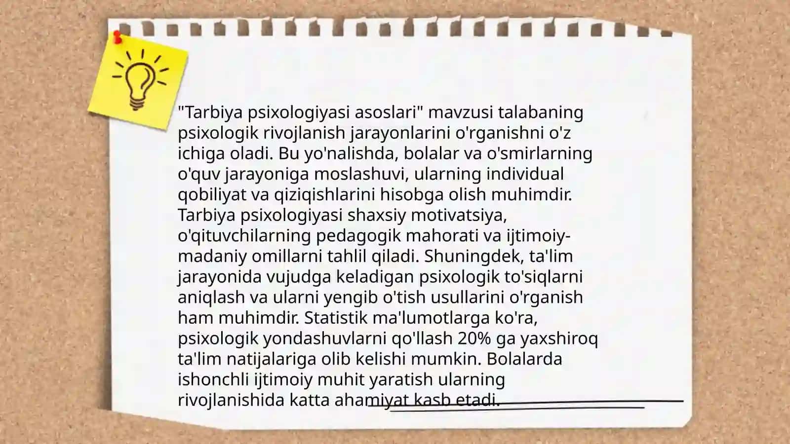 Ta'lim va tarbiya psixologiyasi 4