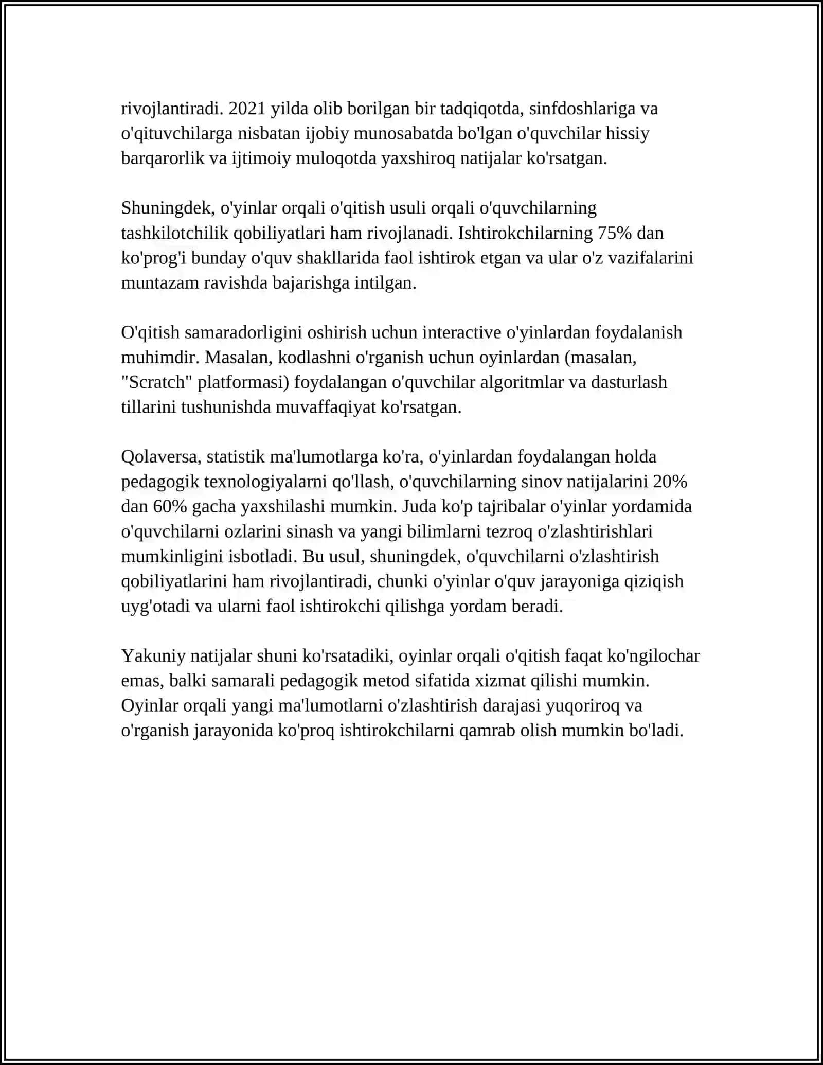 BOLALARNI MAKTAB TA'LIMIGA TAYYORLASH SHAKLLARI VA METODLARI 4