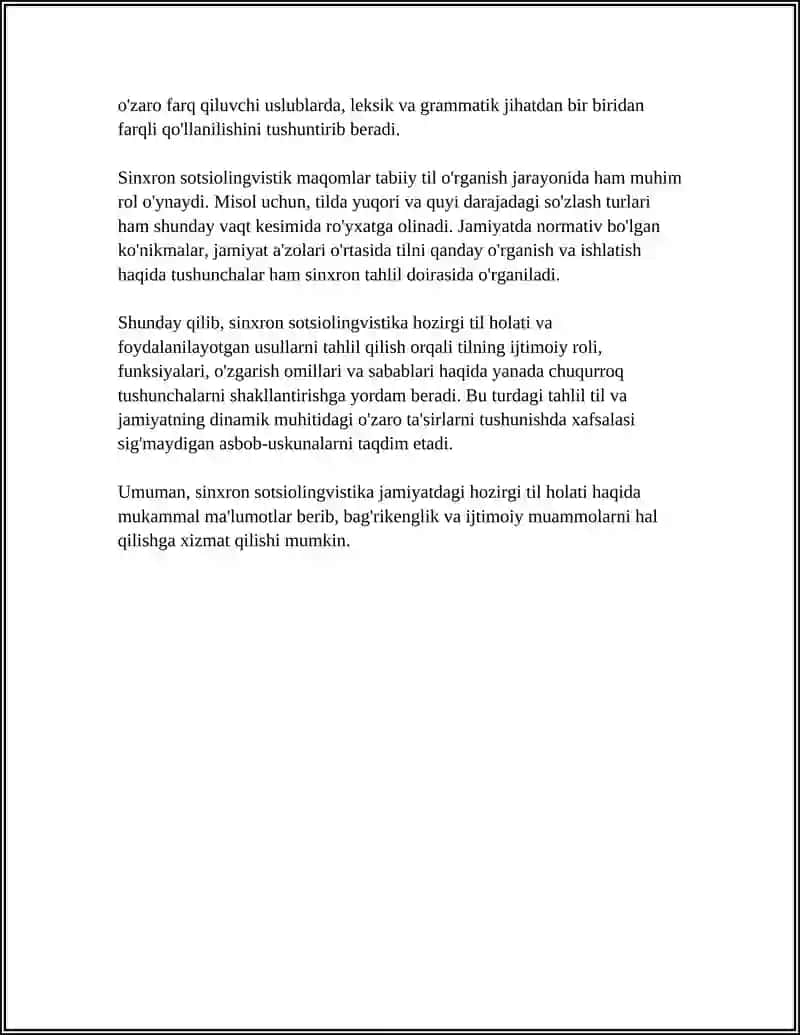 SINXRON VA DIAXRON SOTSIALINGVISTIKA 4