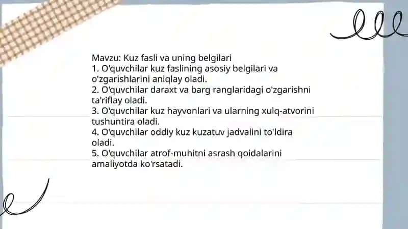 Sinfdan tashqari o‘qish darsi namunasi ishlab chiqish 2sinf 4