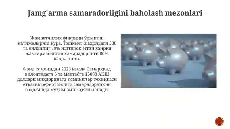 Jamgʻarmaning mohiyati, omillari va samaradorligi 4
