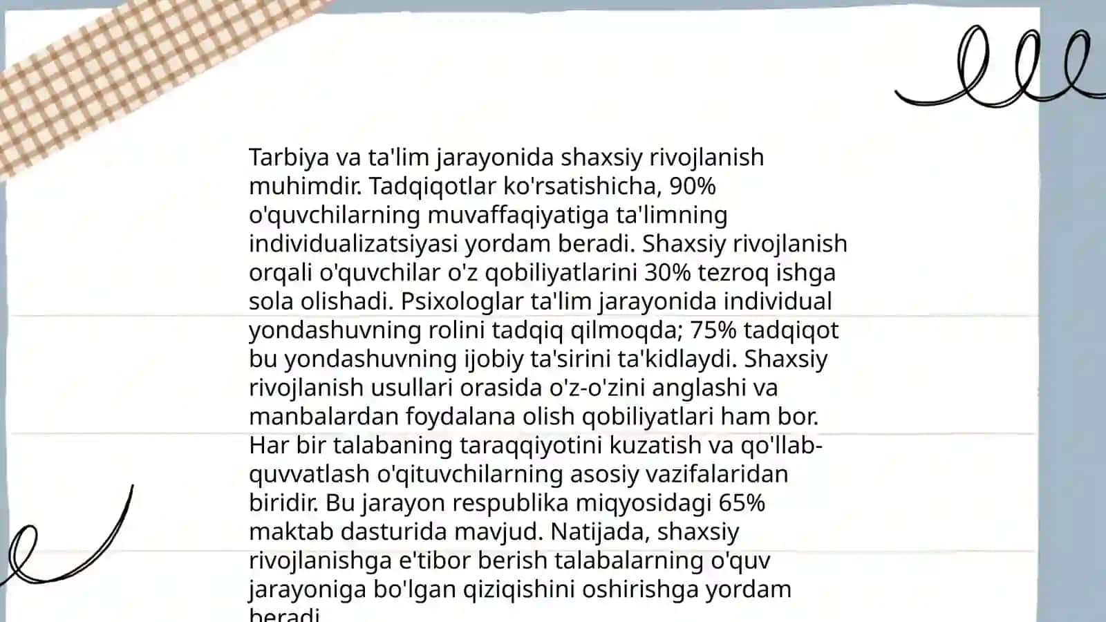 Ta'lim-tarbiya jarayonida zamonaviy pedagogik yondashuvlar 4