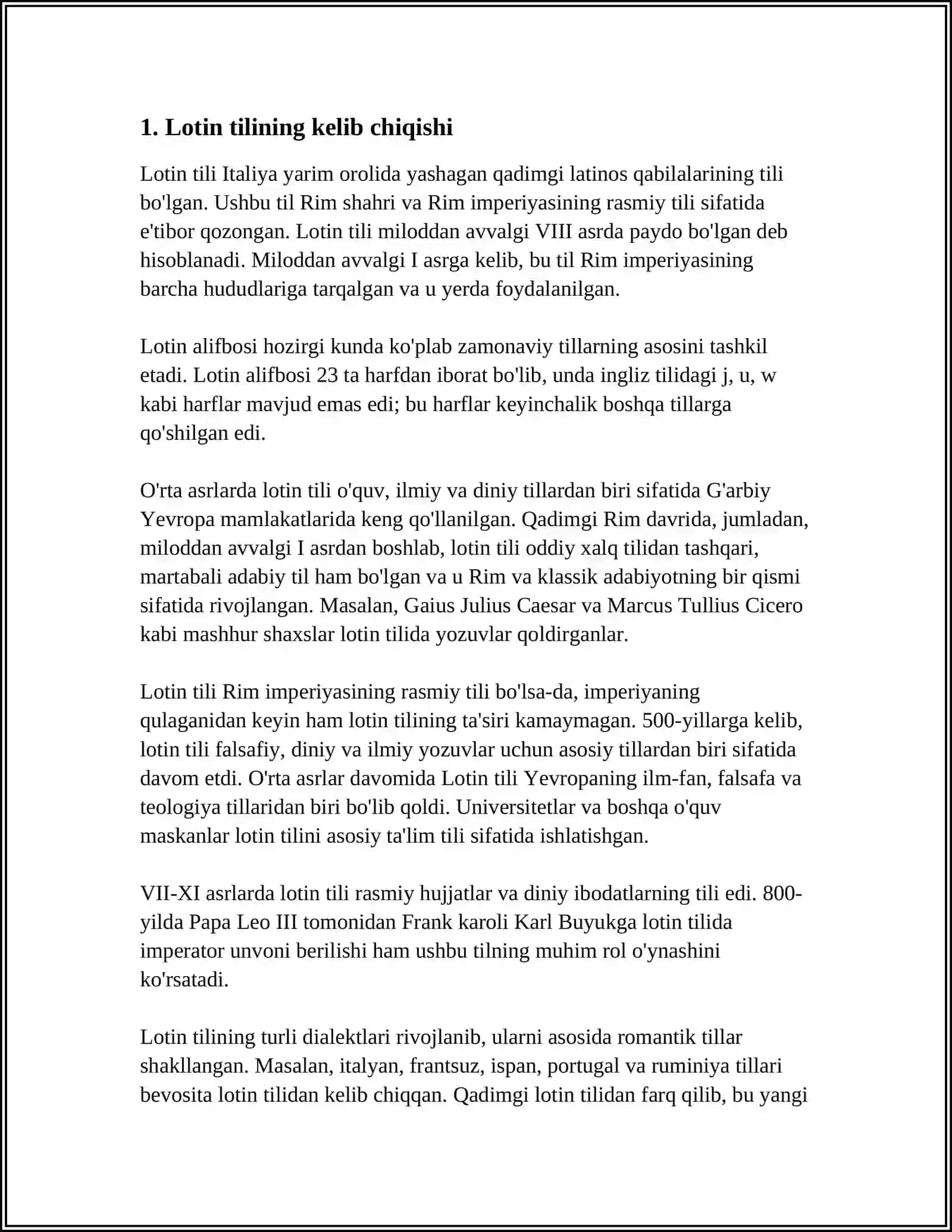 Lotin Tili Tarixi 4