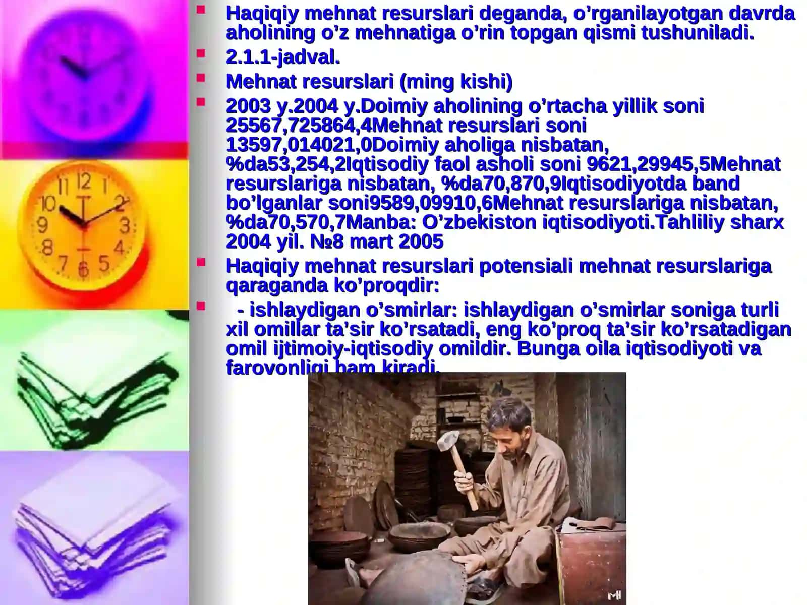 MEHNAT BOZORI STATISTIKASI 4