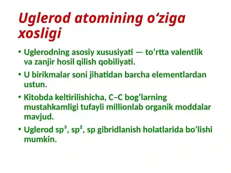 ORGANIK BIRIKMALARNING TASNIFI VA NOMLANISHI 4