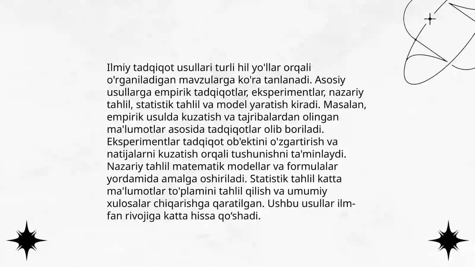 Ilmiy izlanishda taxmin tushunchasi 4