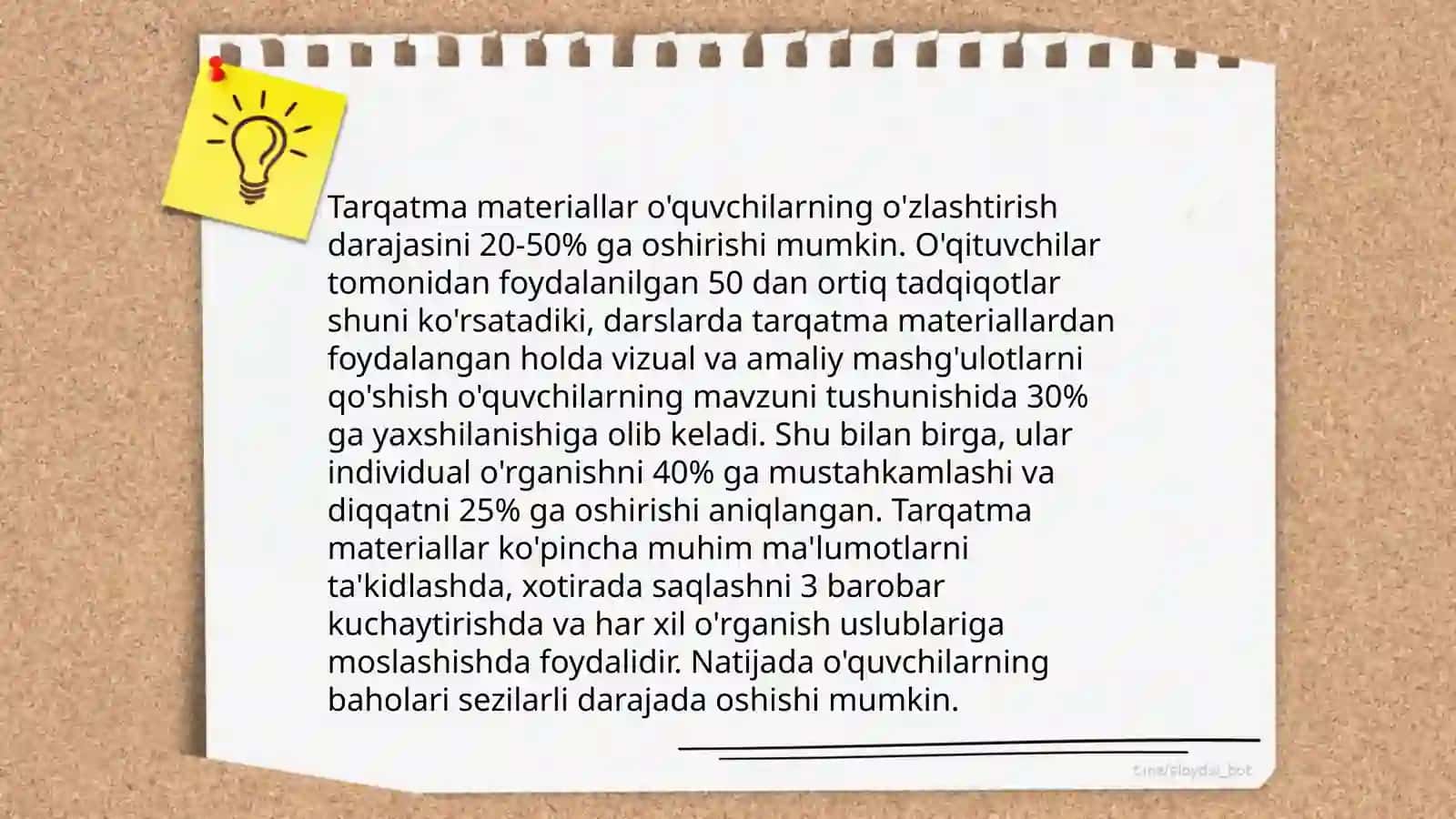 ONA TILIDAN TARQATMA MATERALLAR TAYYORLASH 4