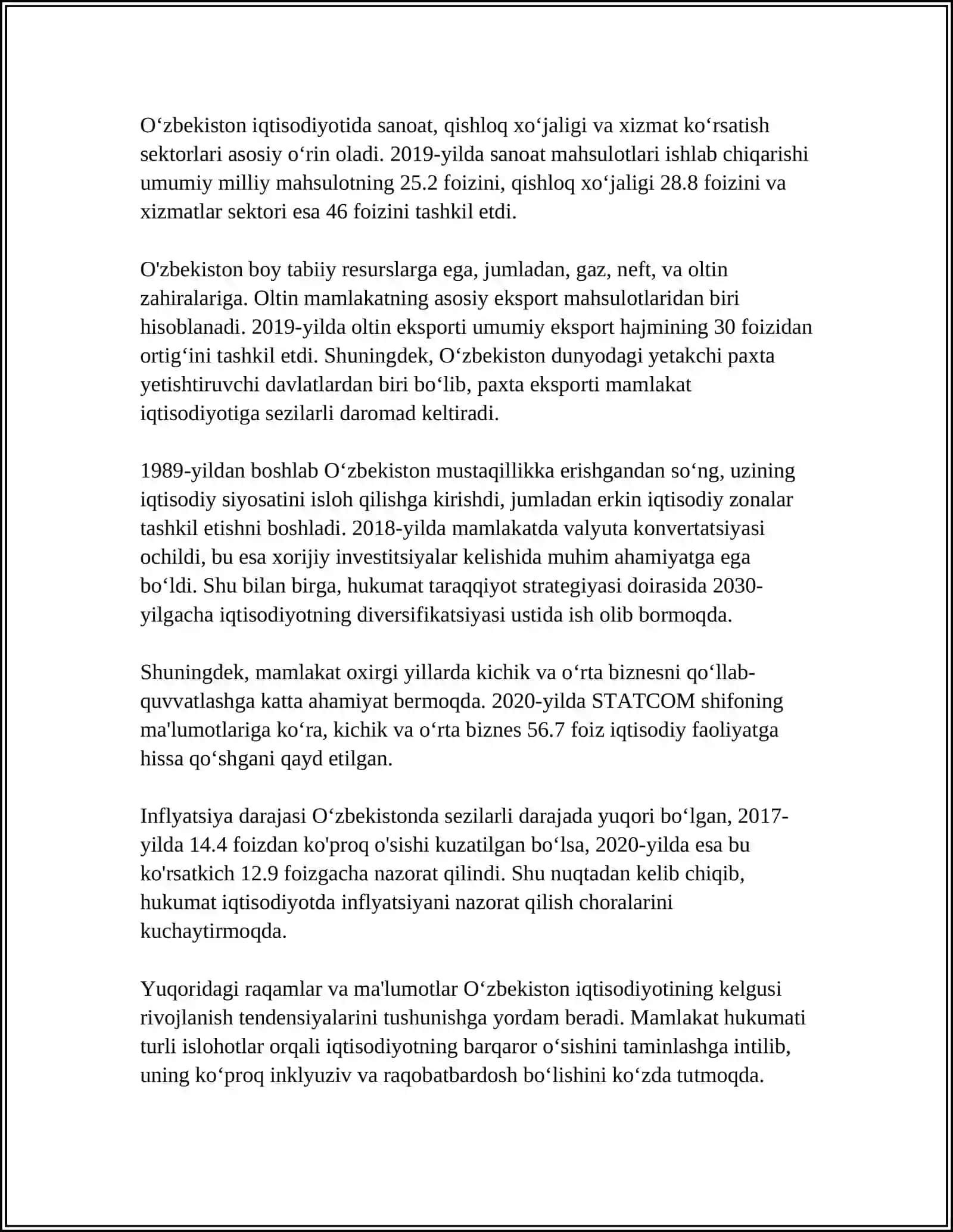 Makroiqtisodiyot va Mikroiqtisodiyot 4