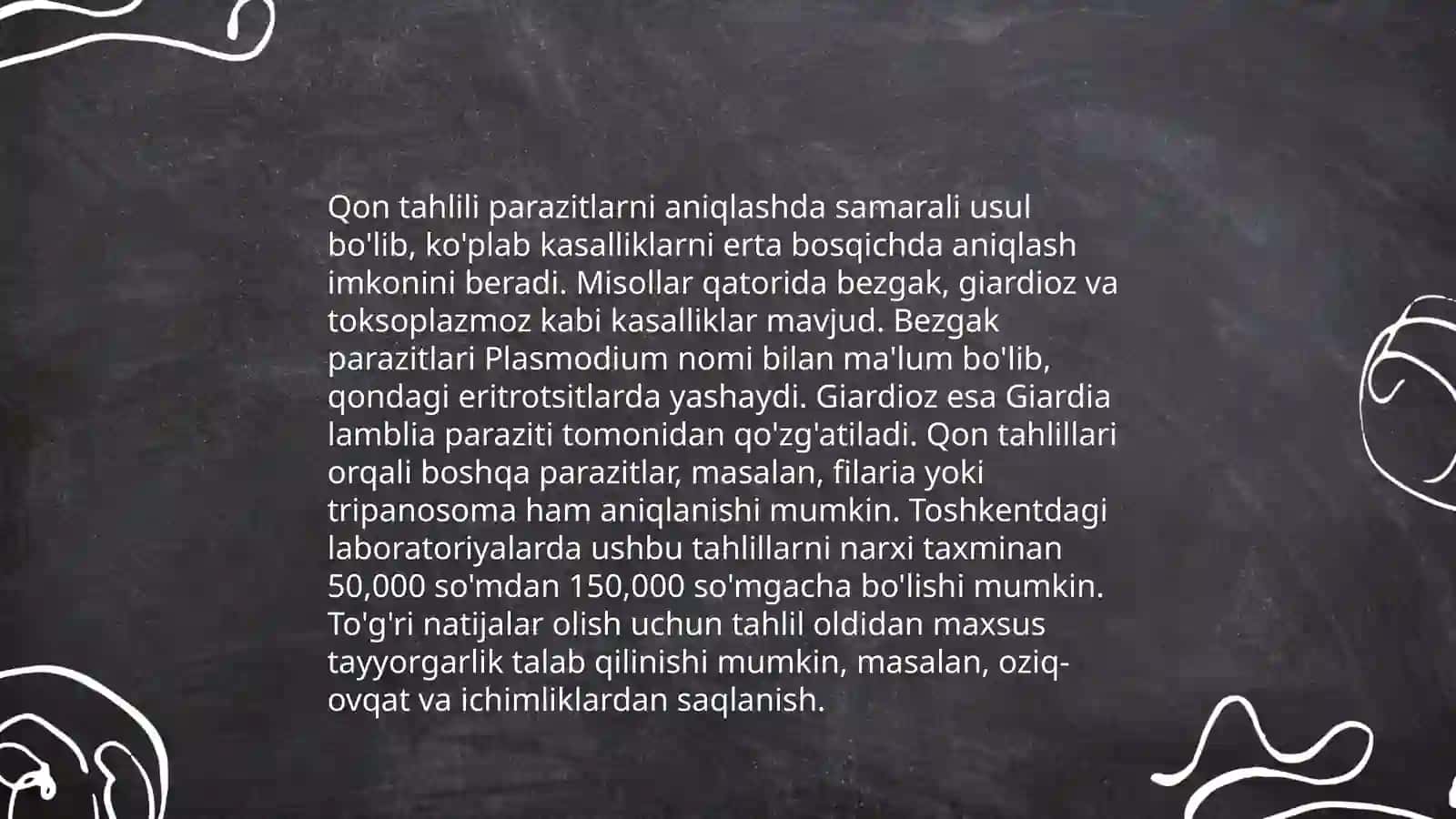 Parazit kasalliklarining molekulyar diagnostika usullari 4