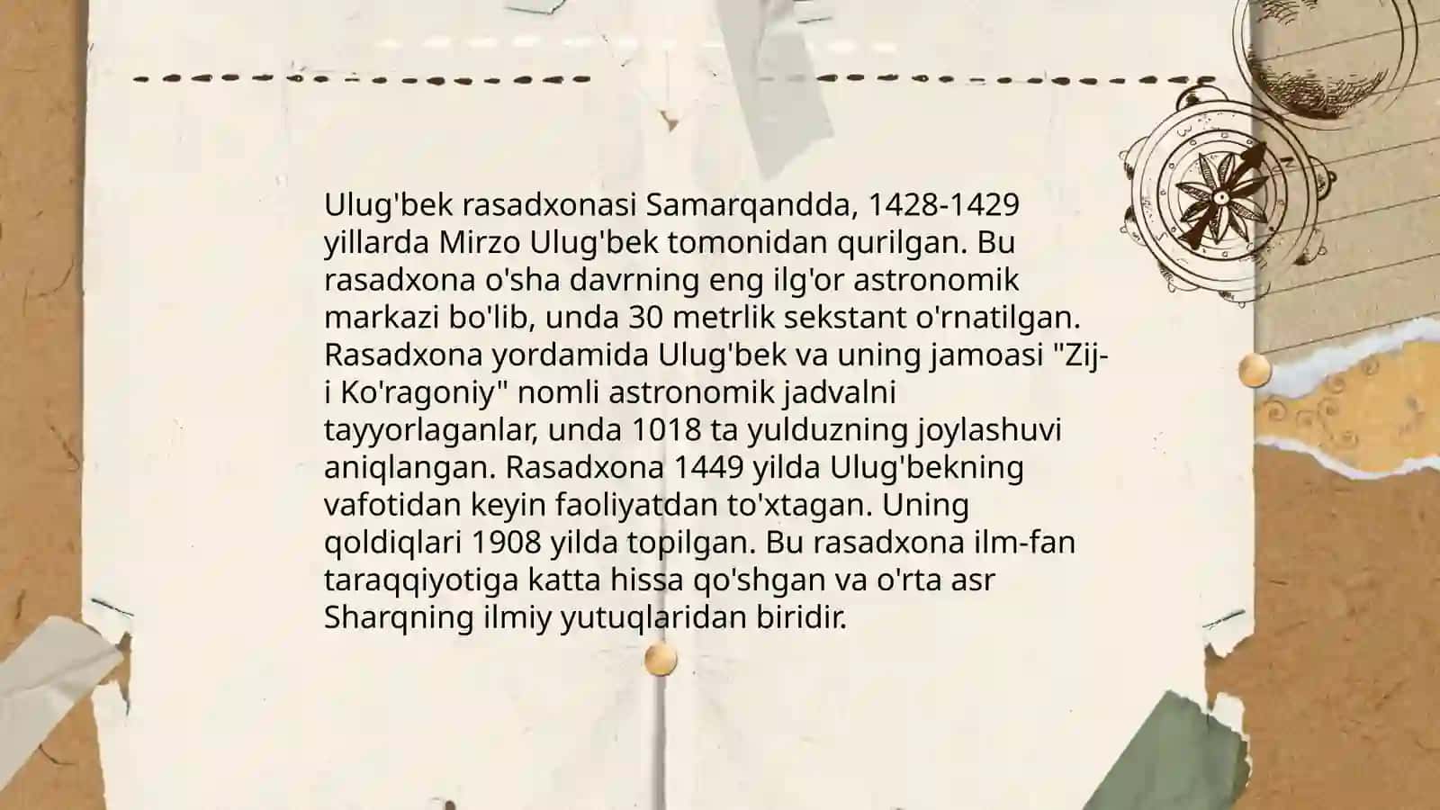 Ulug'bek rasadxonasi 4