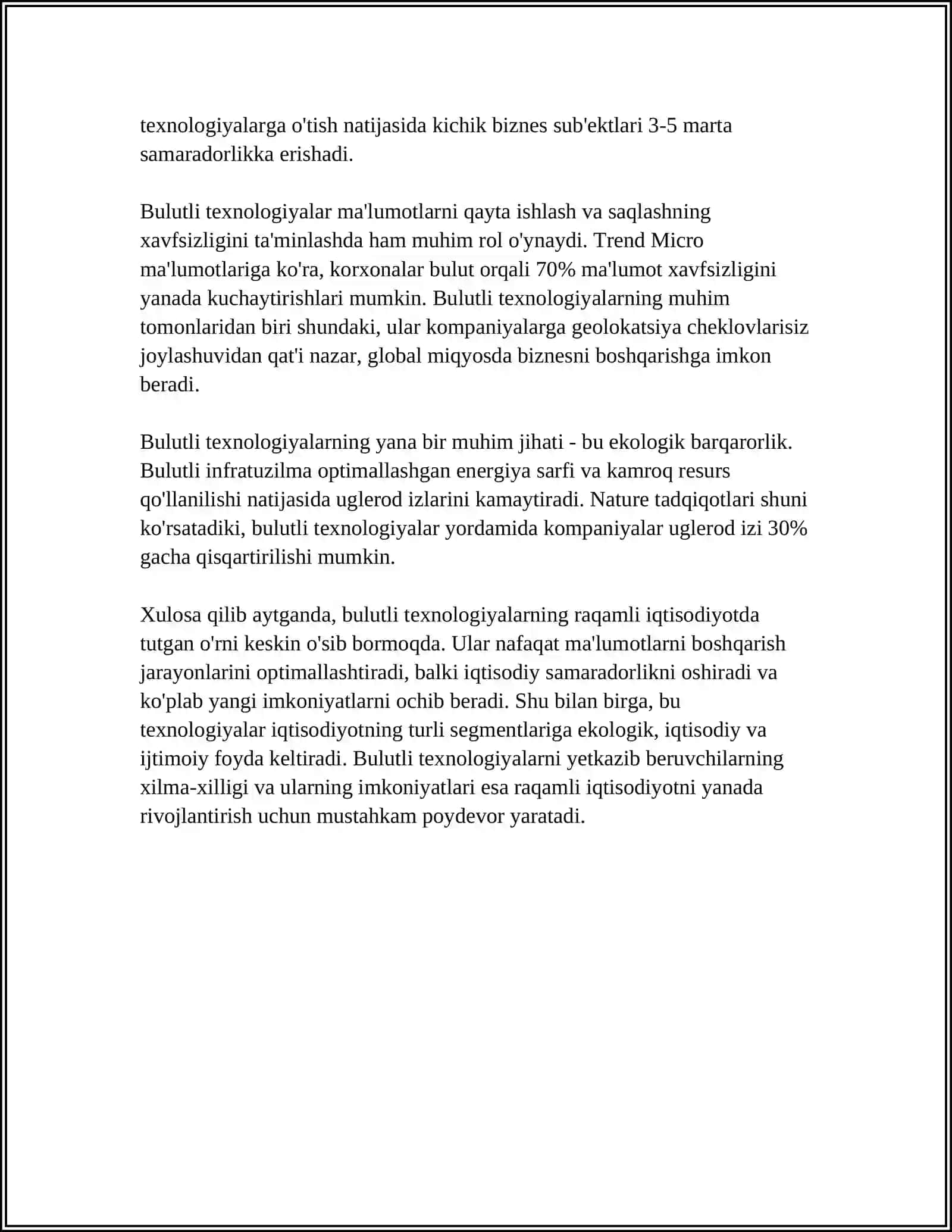 RAQAMLI IQTISODIYOTNI RIVOJLANTIRISHDA AXBOROT KOMMUNIKATSIYA TEXNOLOGIYALARINI O'RNI 4