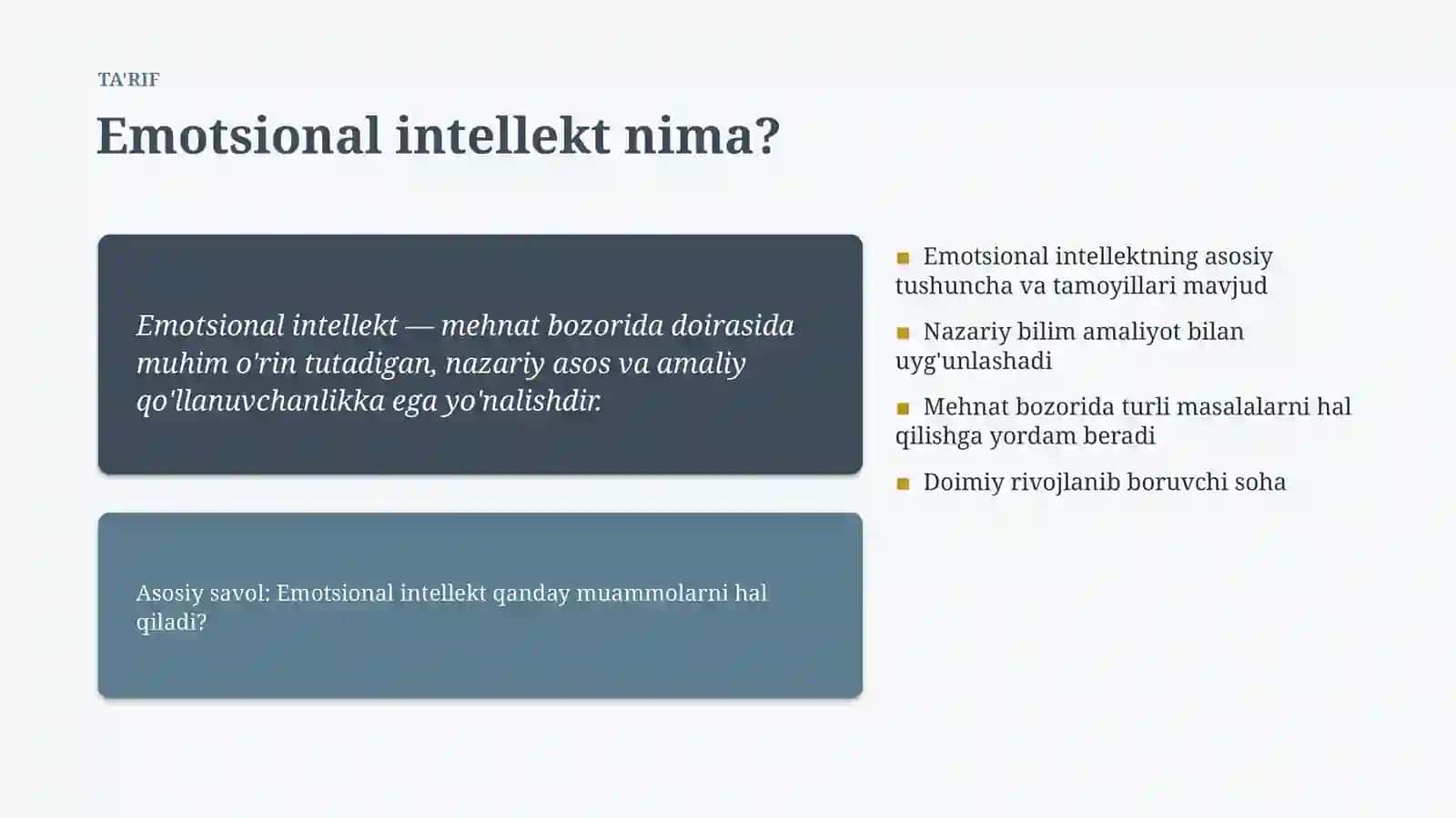 Emotsional intellekt Metodlari va usullari 4