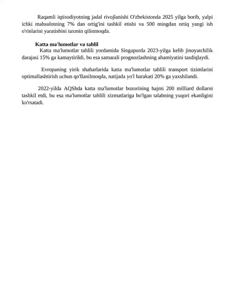 Axborot texnologiyalari va raqamli iqtisodiyot 4