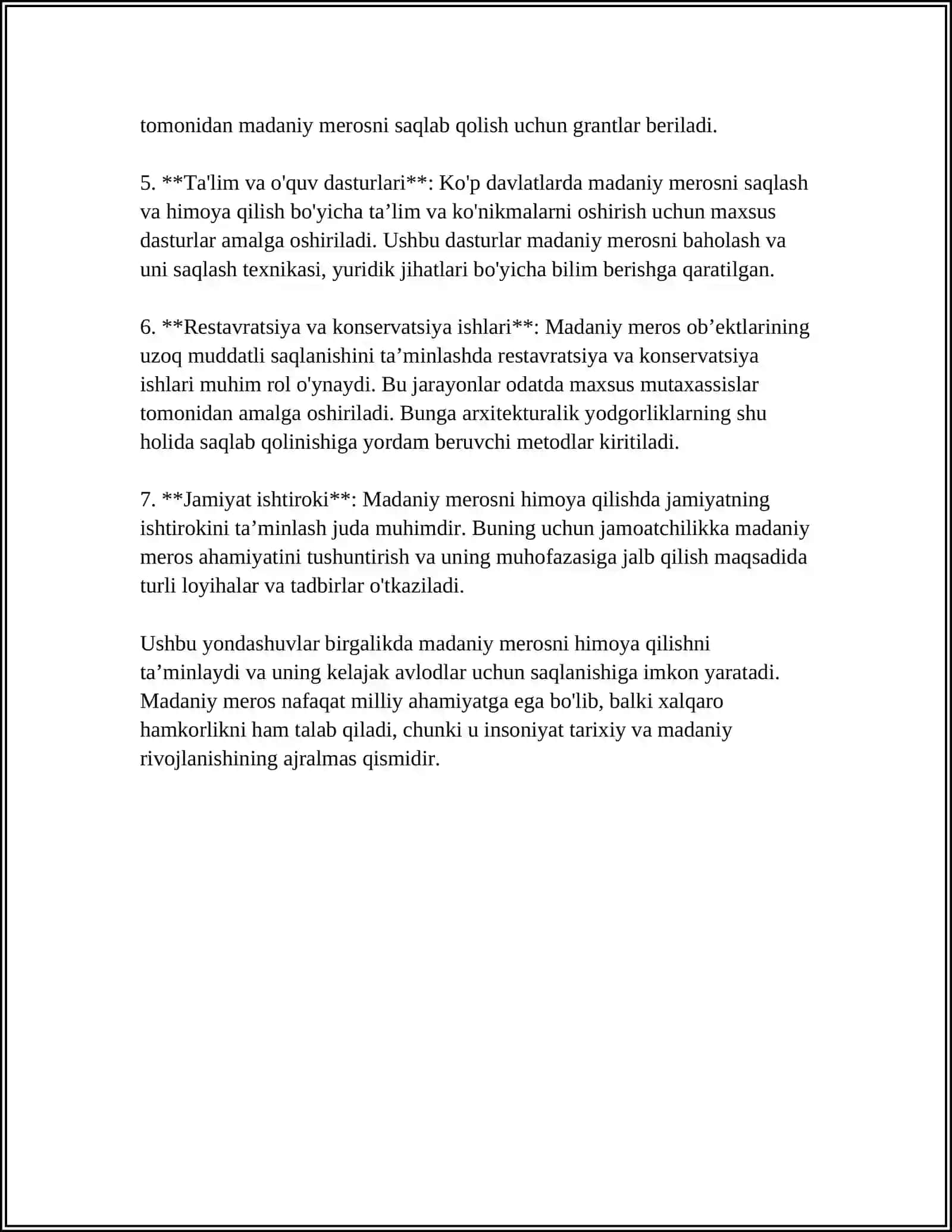 MADANIY MEROS OBYEKTLARINI ASRASH YONDASHUVLARI 4
