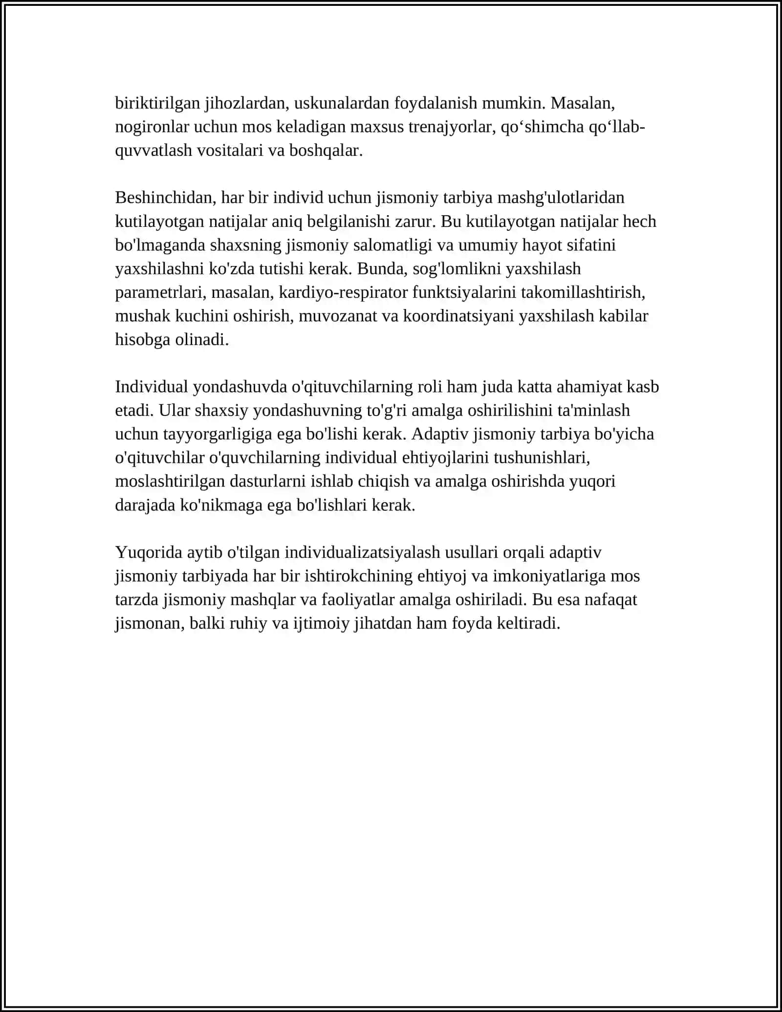 ADAPTIV JISMONIY TARBIYA BOYICHA ORGATISH USULLARI 4