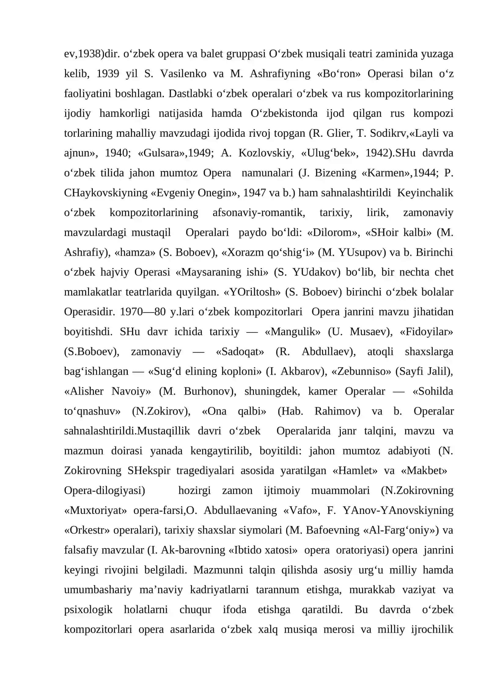 Opera janrining vujudga kelishi va rivojlanishining tarixiy shart shart-sharoitlari 4