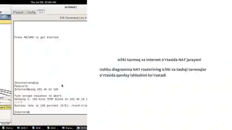 NAT (Network Address Translation) ni o'rganish va sozlash 4