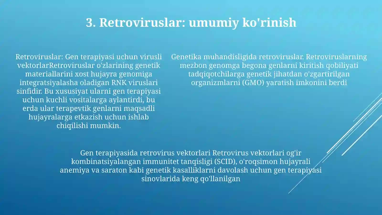 Viruslarning Gen Muhandisligida Qo'Llanilishi Va Ushbu Yo'Nalishda Erishilgan Yutuqlar VaOlinganNatijalar 4