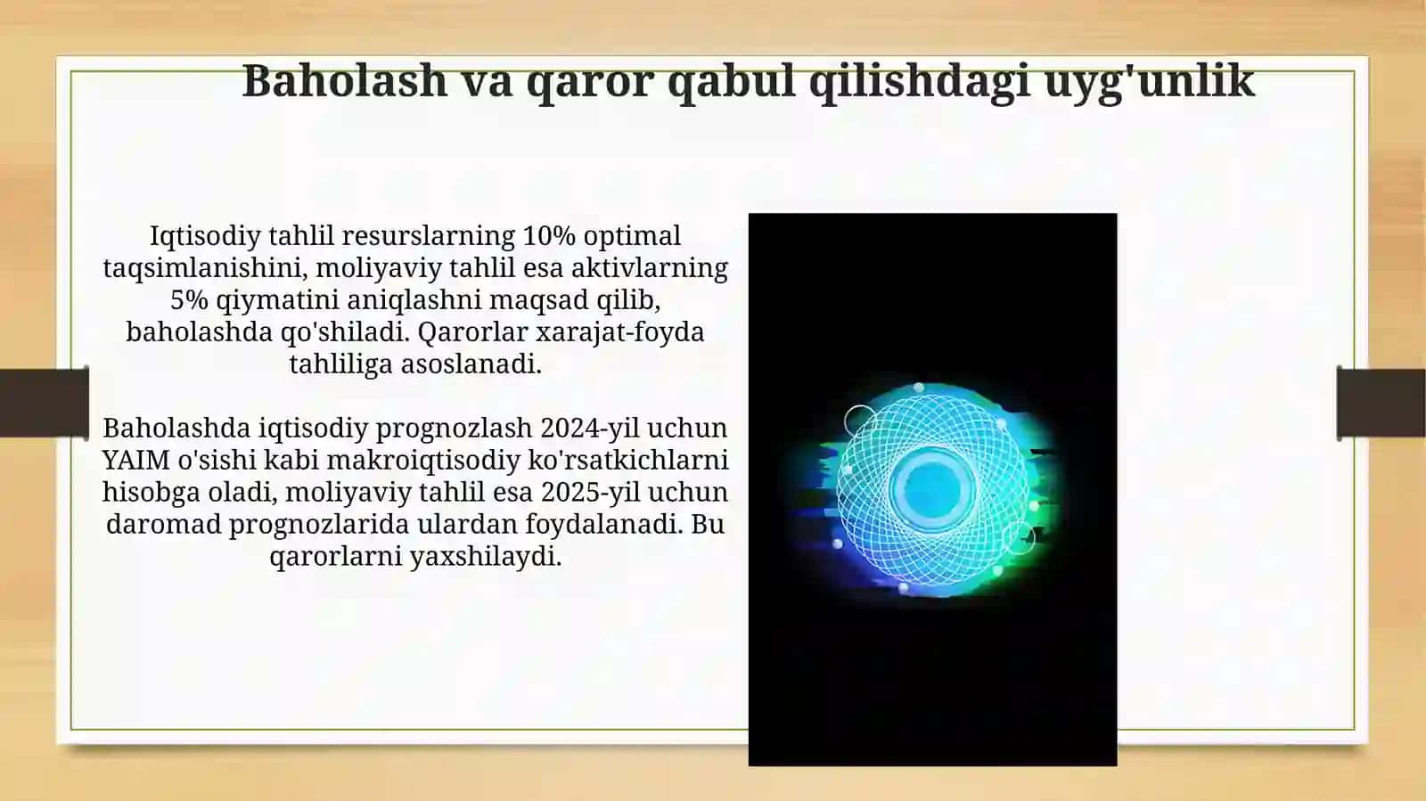 Iqtisodiy tahlil va moliya faniningtutashjihatlari 4