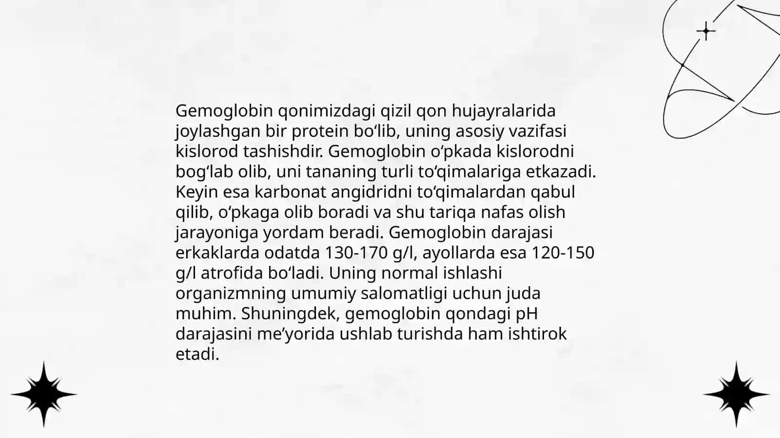 Gemoglobin va uning turlari. Leykotsitlar, tibbiyotdagi ahamiyati 4
