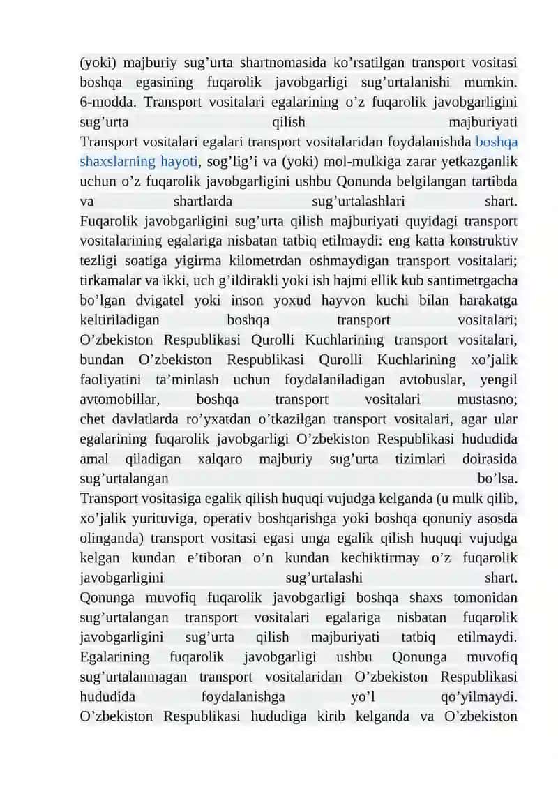 Javobgarlikni sug’urta turlari 4