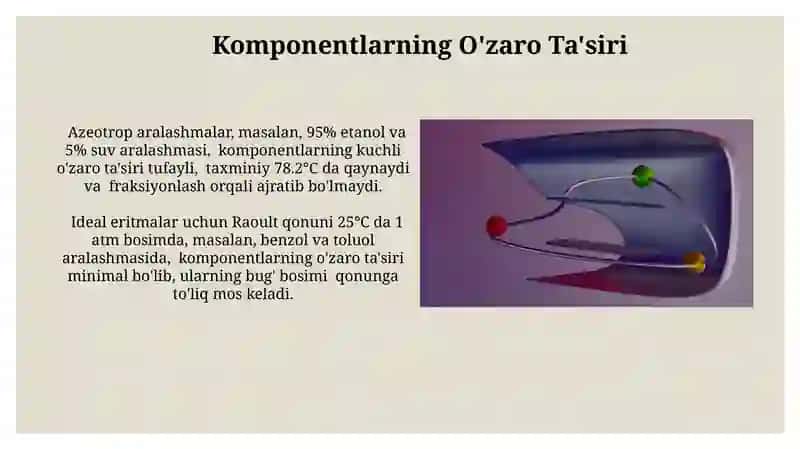 Ikki kampanentli suyuq sistemalar va ularning holat diagrammasi 4