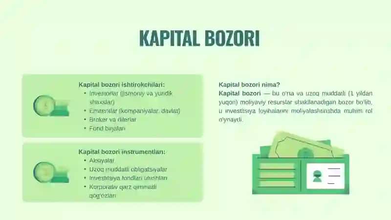 PUL VA KAPITAL BOZORINING STATISTIK KO’RSATKICHLARI 4