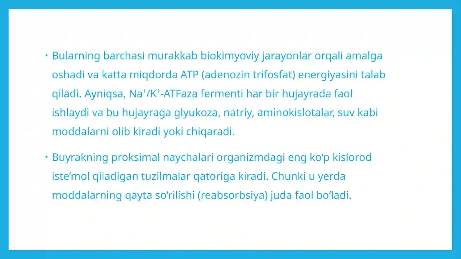 Buyrakning energiya bilan taminlanishining asosiy yollari 4