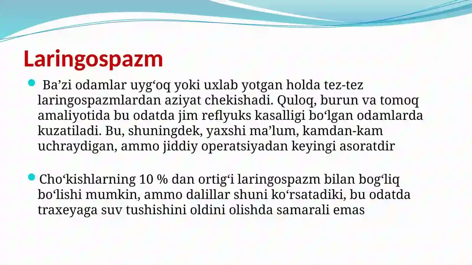 Laringospazm.Tez yordam algoritmi 4