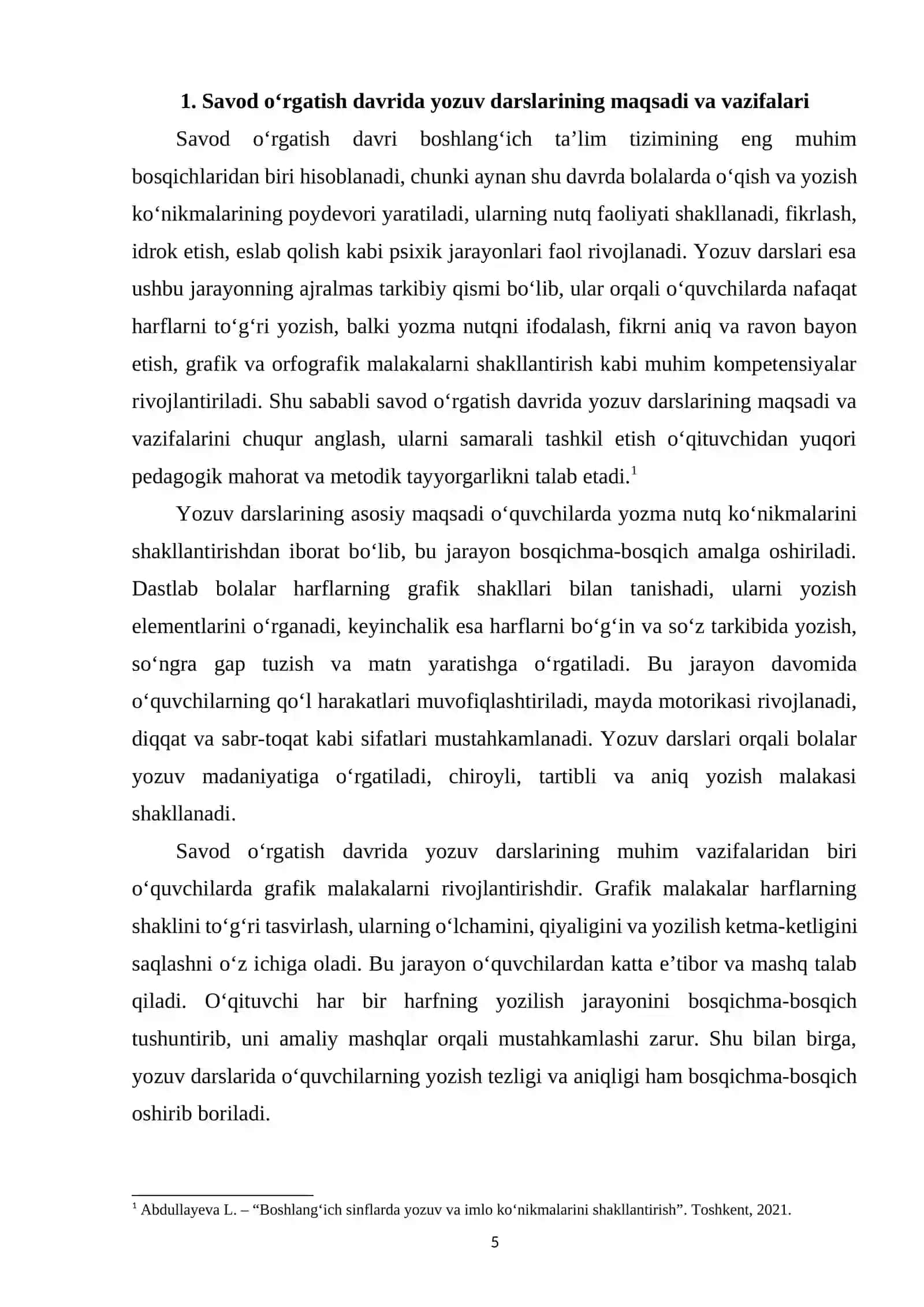 Savod o‘rgatish davrida yozuv darslarida mantiqiy mashqlarni tashkil etish 4