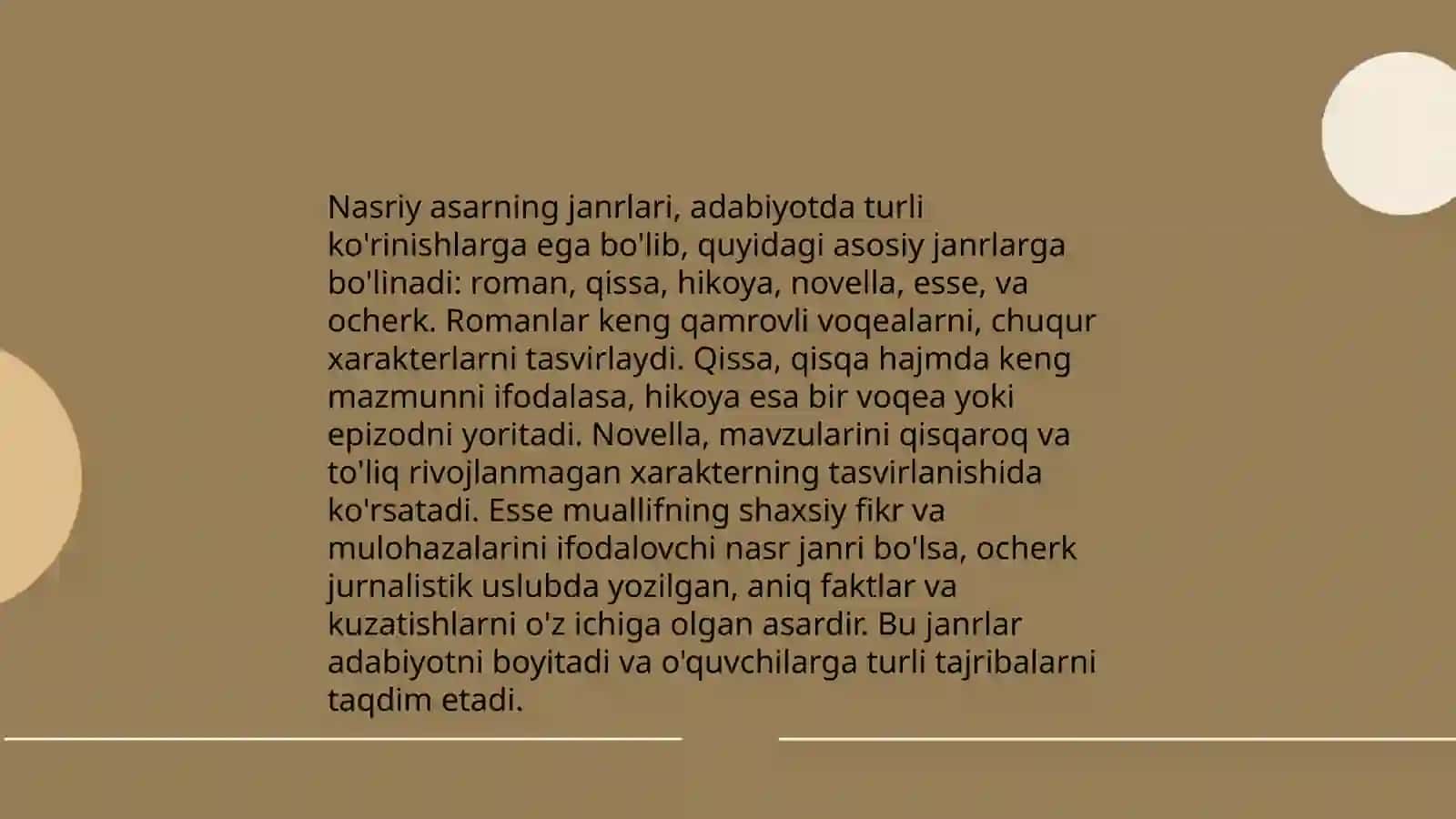 Nasriy asar matni ustida ishlash 4