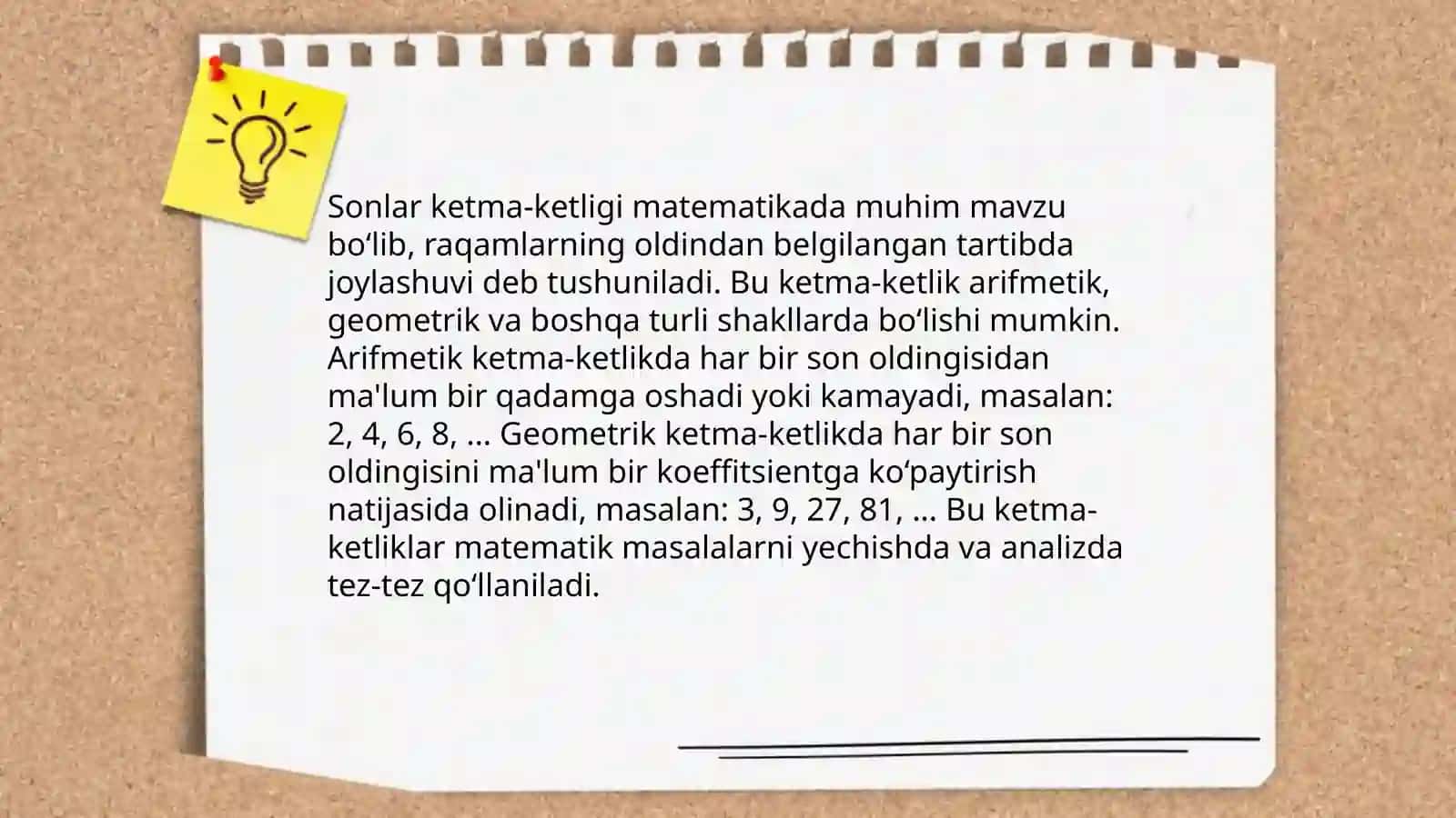 Berilgan sonning xossalari 4