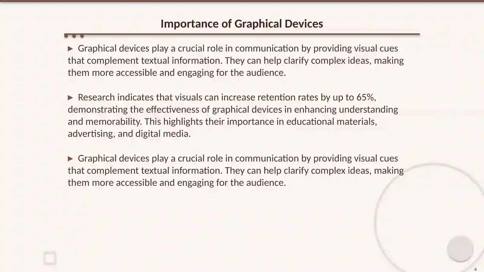 Graphical expressive means and stylistic devices 4