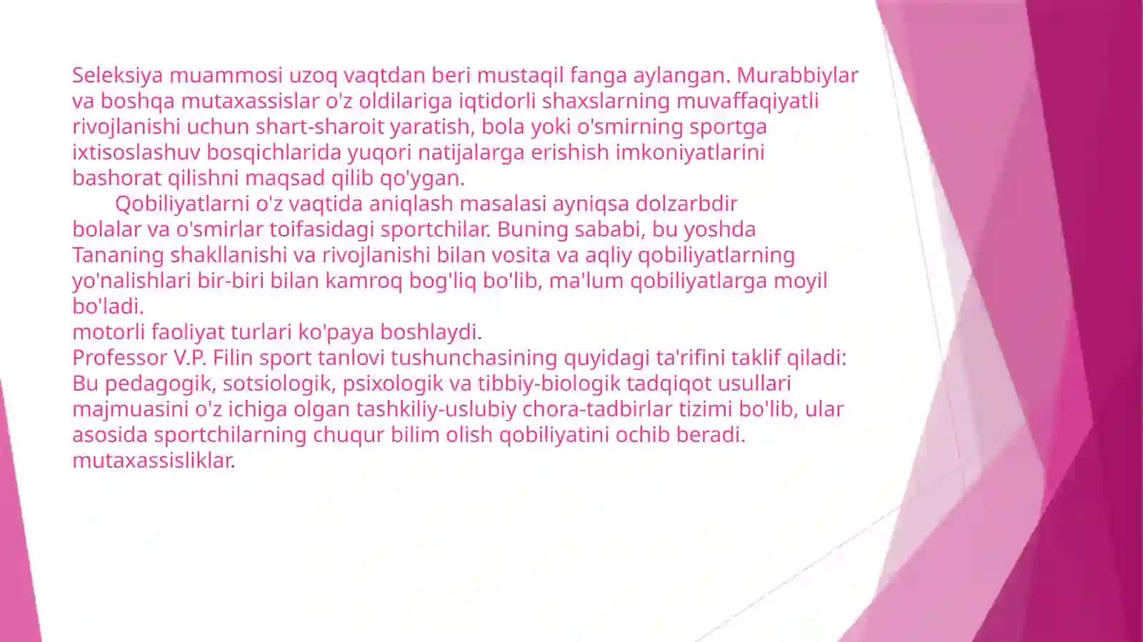 Nufuzli musobaqalarda ishtirok etish uchun yuqori malakali jamoalarga voleybolchilarni tanlash 4