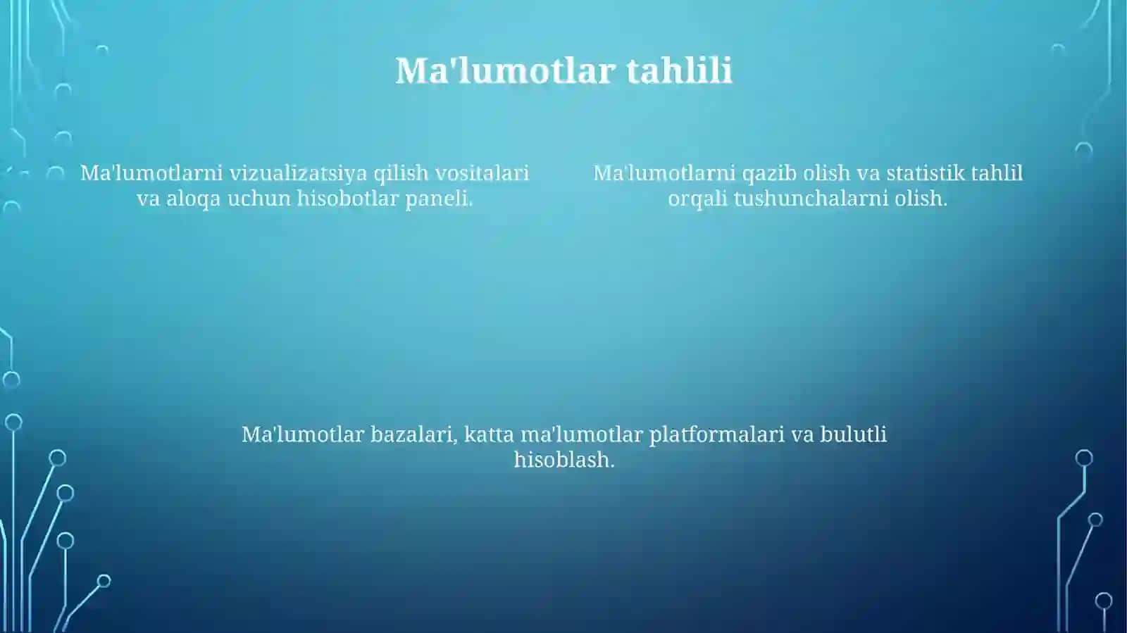 Axborottexnalogiyalarning tarkibiy qismlari 4