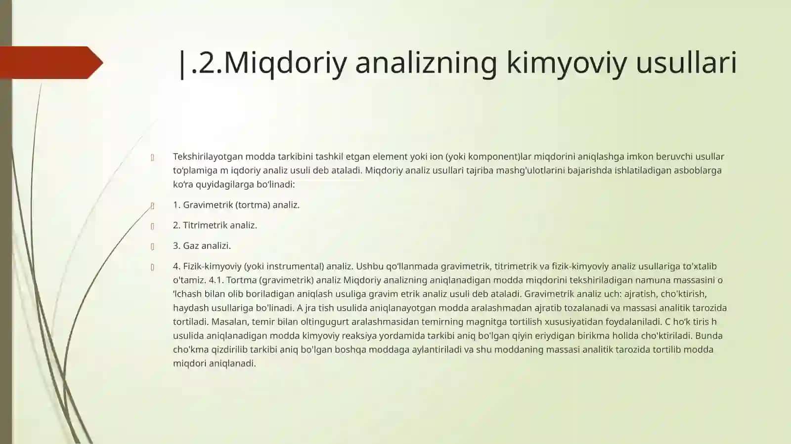 Miqdoriy analiz 4
