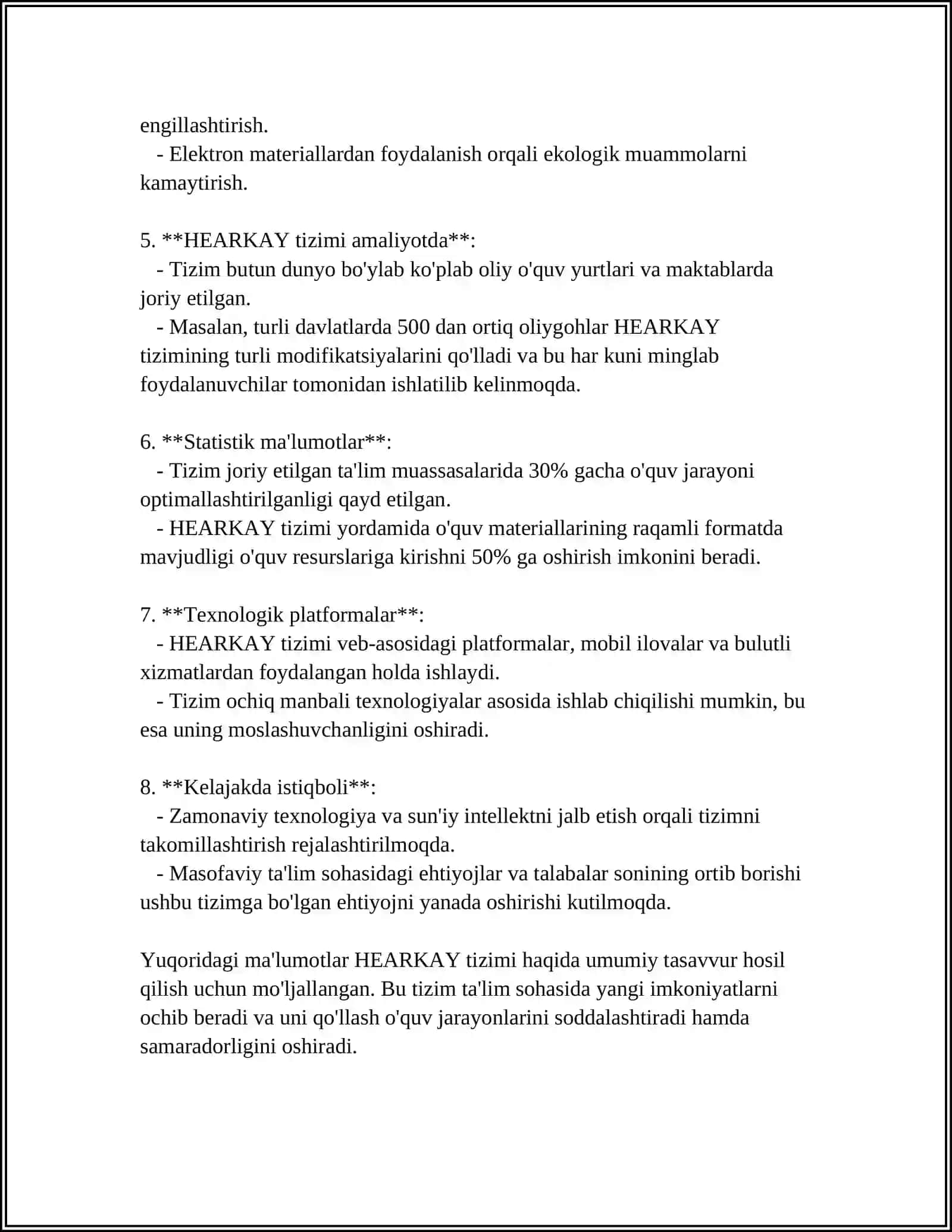 HEARKAY HEARKAY-2:HEARKAY-3:AGE EKSPERT TIZIMI HAQIDA TUSHUNCHA BERING 4