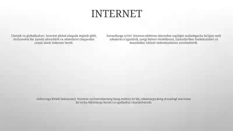 Kompyuter Tarmoqlari: Internet Va Butun Jahon OʻRgimchak ToʻRi 4