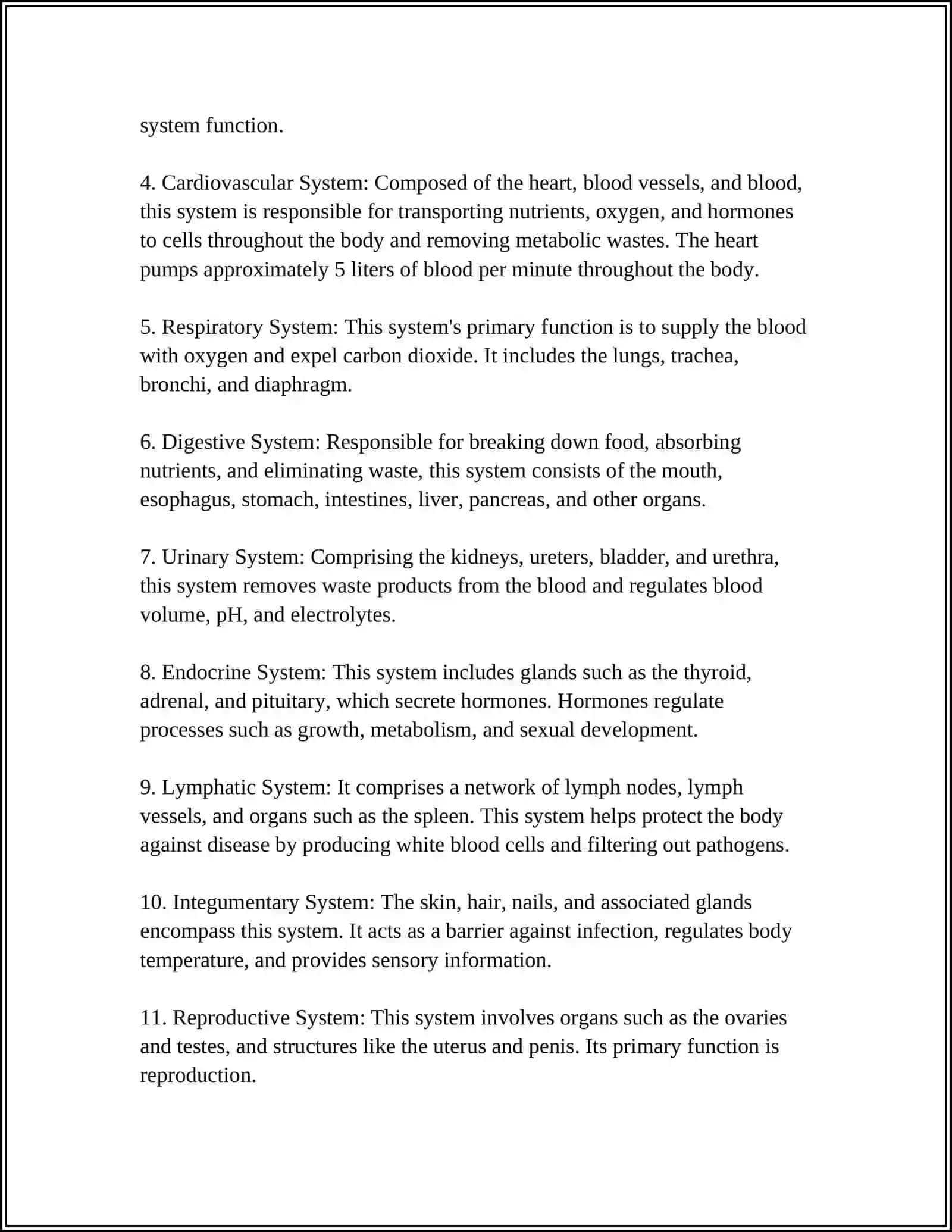 THE BODY AND ACTIONS 4