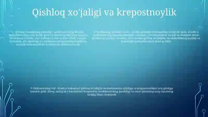 Xix Asr Birinchi Yarmida Rossiyaning Iqtisodiy Rivojlanishi 4