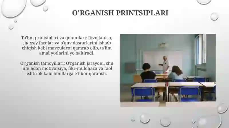 Tarbiya qonuniyatlari va tamoyillari. Tarbiya metodlari tasnifi 4