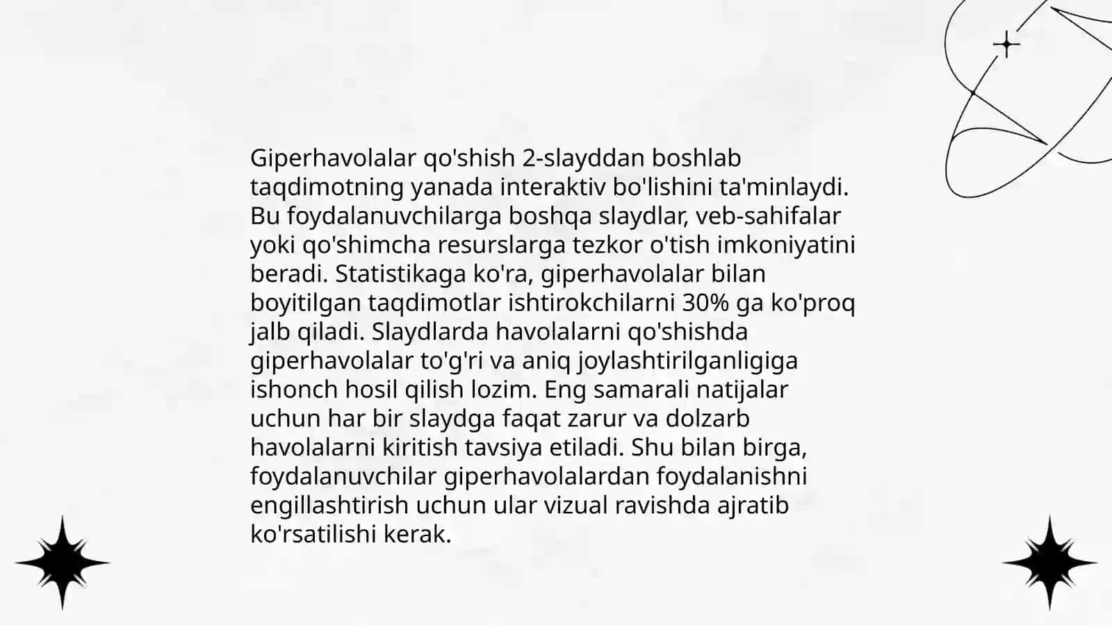 Ms Power Pointda o’rgatuvchi-interaktiv taqdimotlar yaratish 4