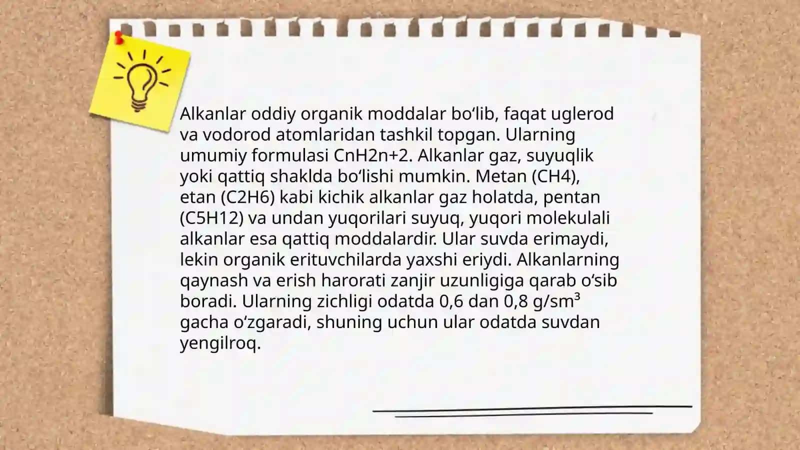 Alkanlar olinishi va xossalari 4